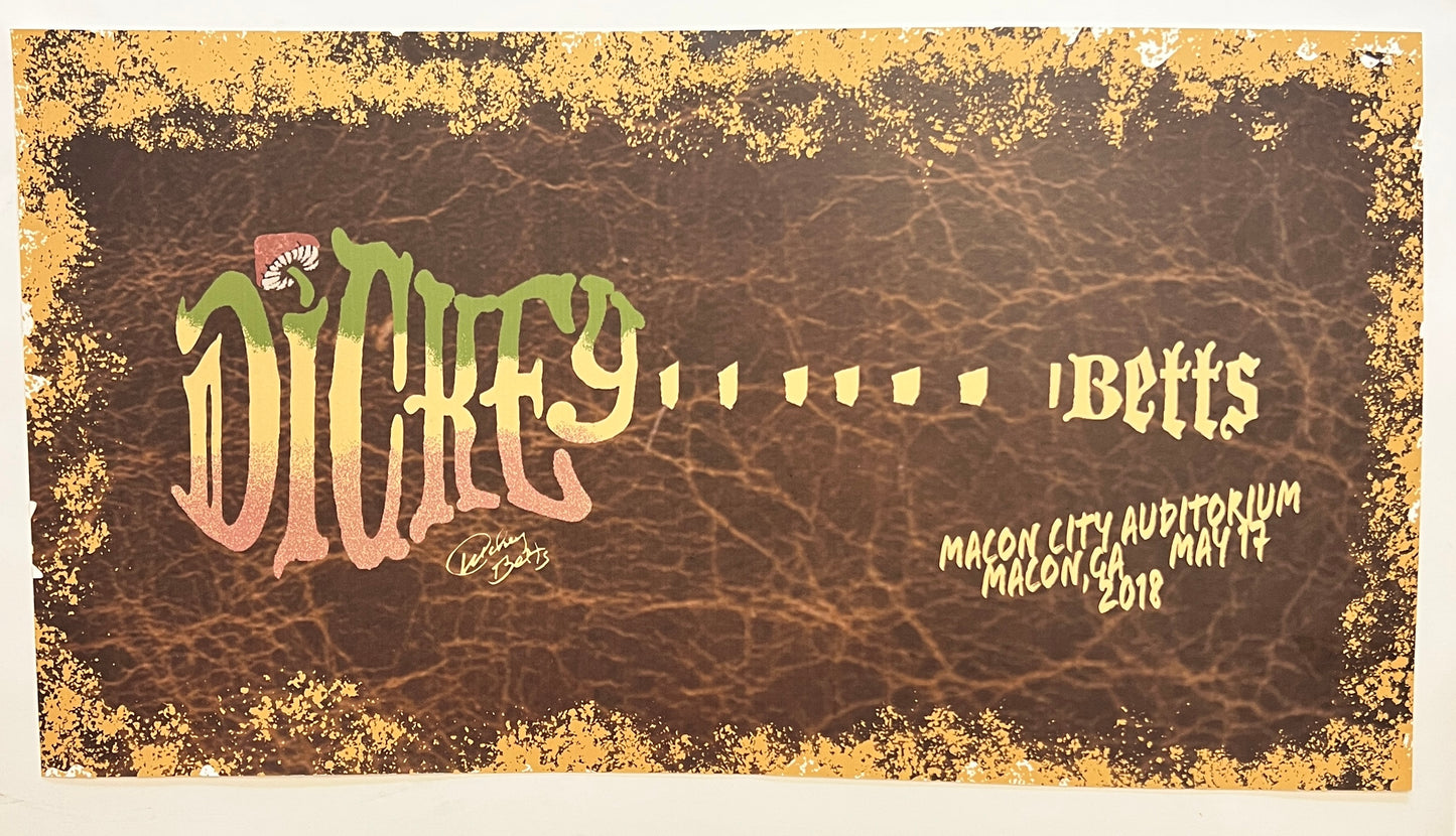 Dickey Betts Vinyl Poster