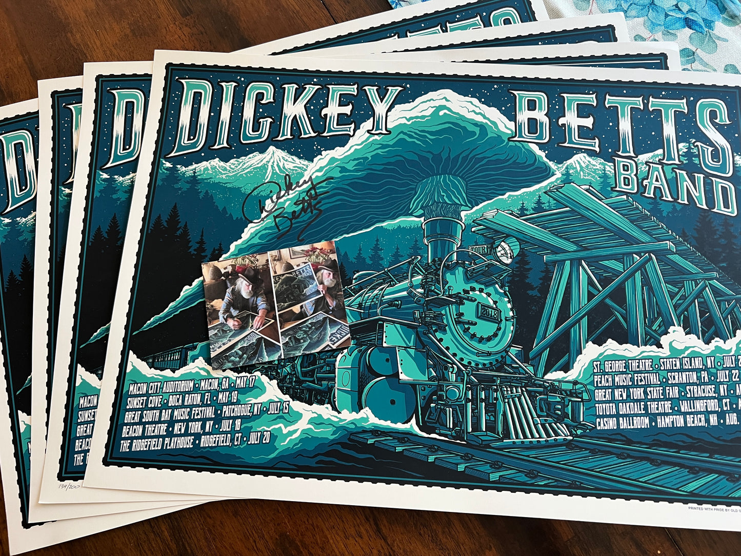 Dickey Betts Last Tour Poster Ever
