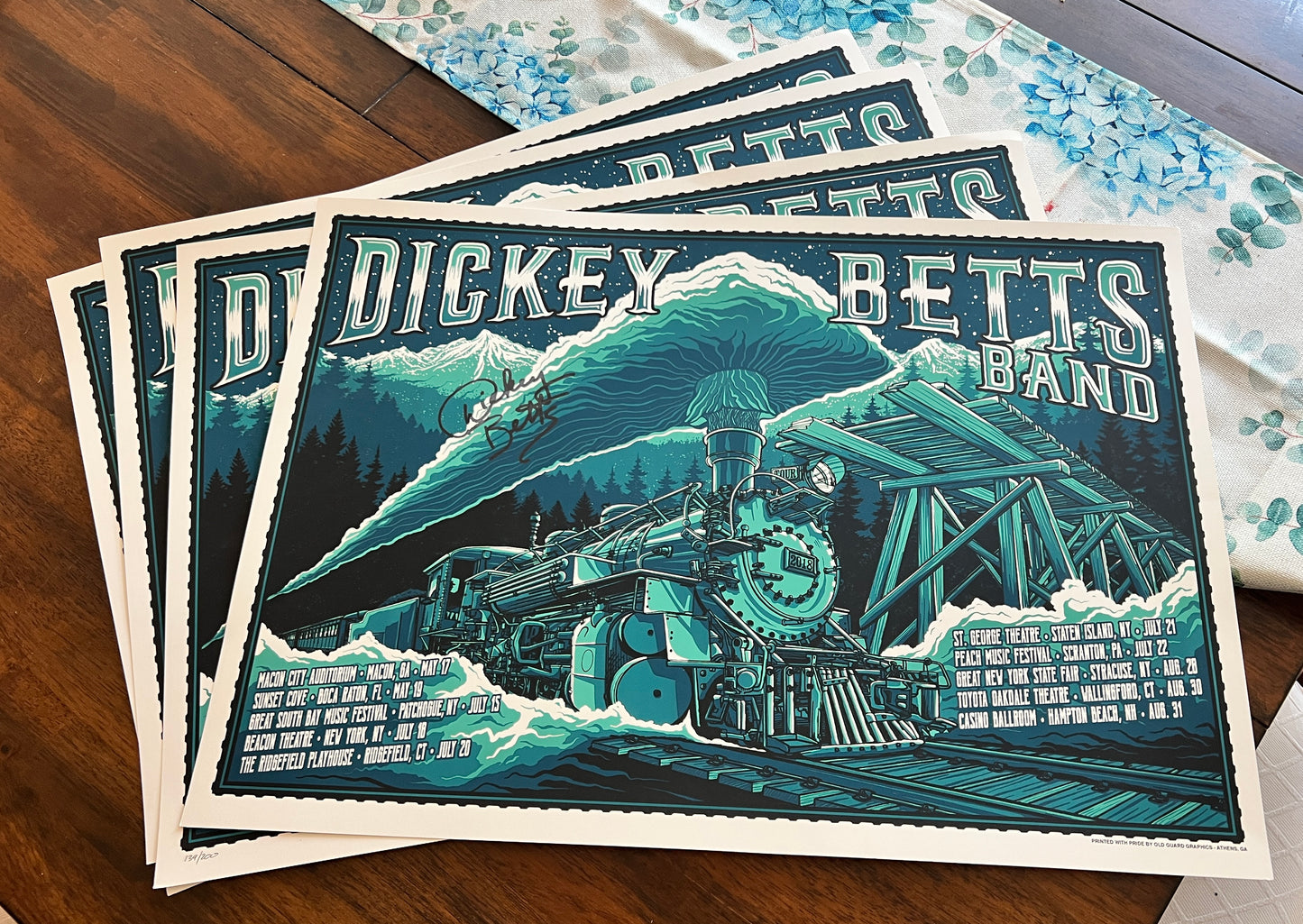 Dickey Betts Last Tour Poster Ever